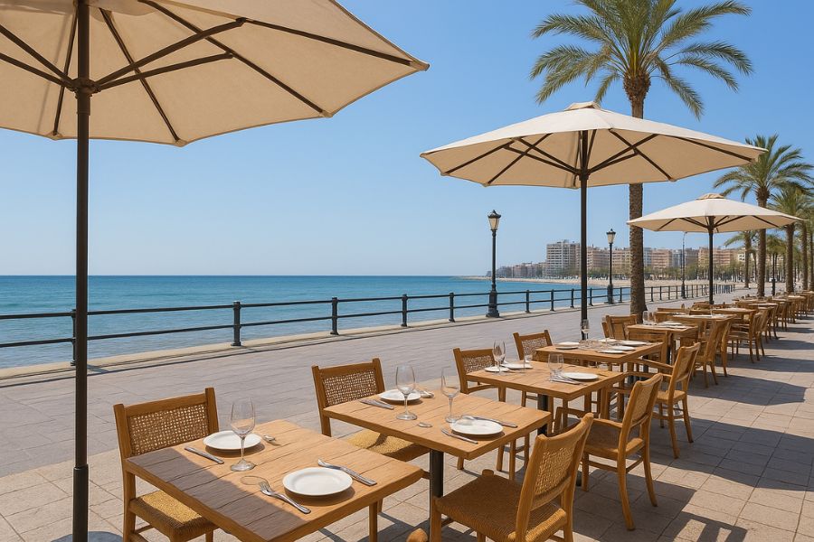 restaurante en la playa valencia